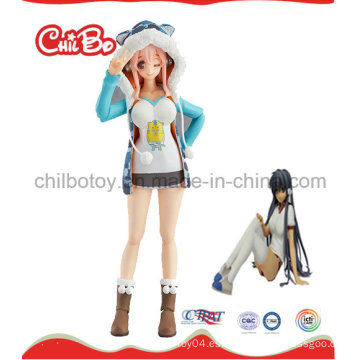 Figura juguete plástico encantador de la muchacha (CB-PF017-S)